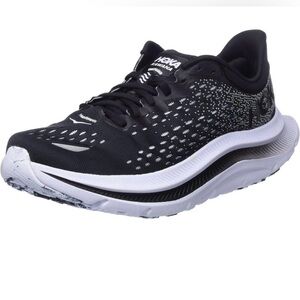 Hoka Black size 9B White Athletic Sneakers, in very good condition